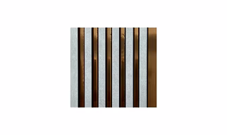 PVC Wall Panel (Louvers Panel/Wall Panel/PVC Panel) | 8 Feet * 4.5 Inch | CC - 5136