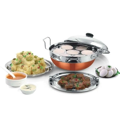 3 IN 1 Copper bottom multi kadai-12473074