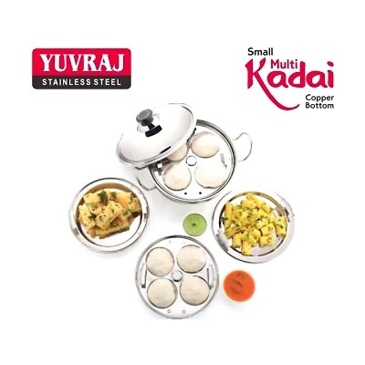 Small Copper Multi Kadai-12474084