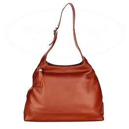 Customized Brown NDM Leather Handbag for Women