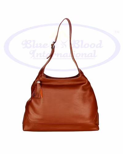 Brown NDM Leather Handbag for Women-B58302BLK