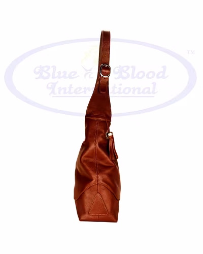 Brown NDM Leather Handbag for Women-1
