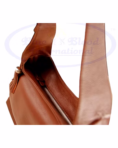 Brown NDM Leather Handbag for Women-3