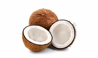 Semi husk coconut