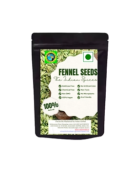 Adon Fresh & Natural Fennel Seeds 200g | Saunf | Variyali | Whole Indian Spices with Authentic taste & Strong Aroma