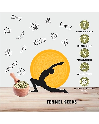 Adon Fresh &amp; Natural Fennel Seeds 200g | Saunf | Variyali | Whole Indian Spices with Authentic taste &amp; Strong Aroma-2