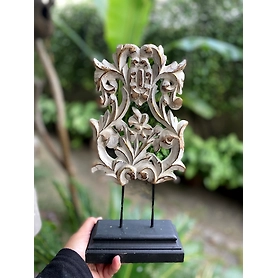 Wooden Crested Panel