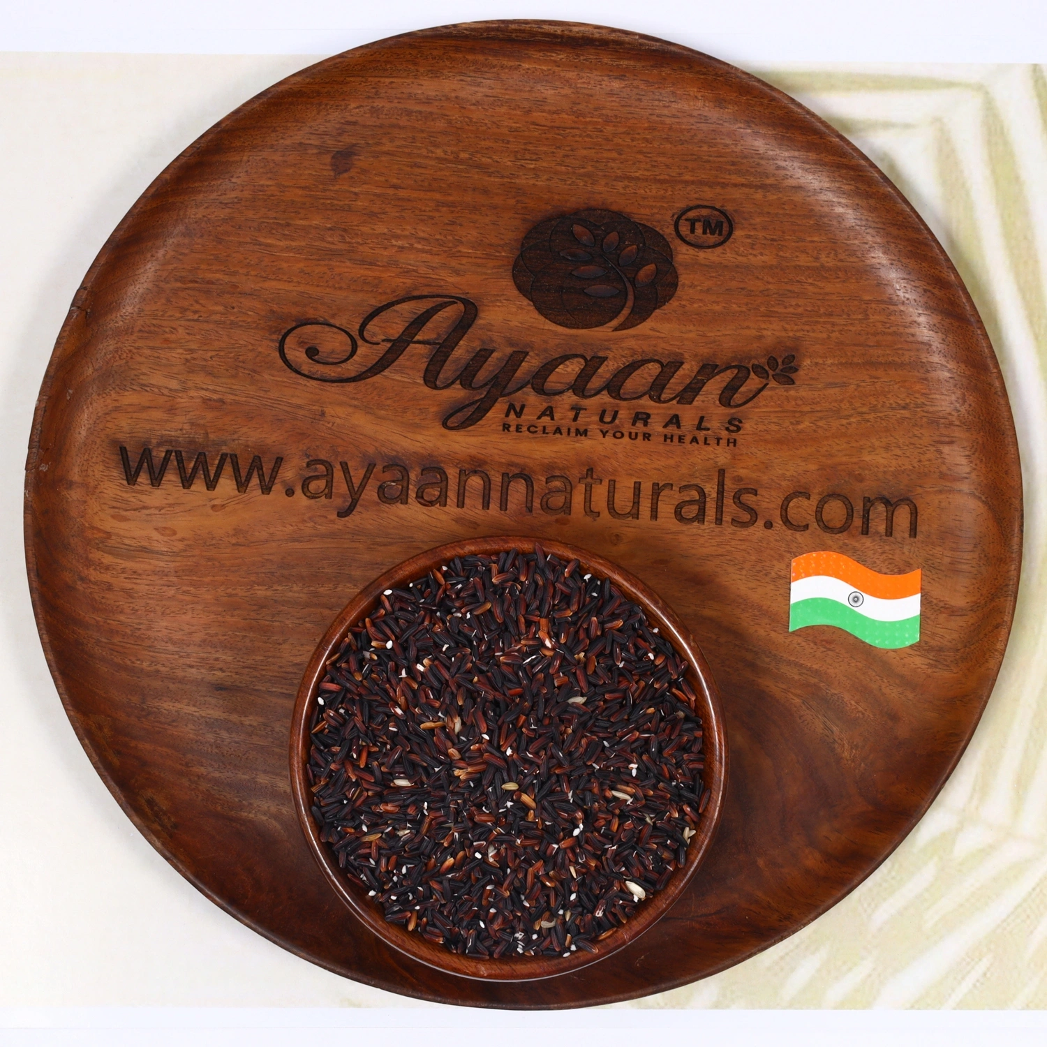 Black Cowrie Rice - Forbidden Rice (கருப்பு கவுனி அரிசி) Traditional Rice-1