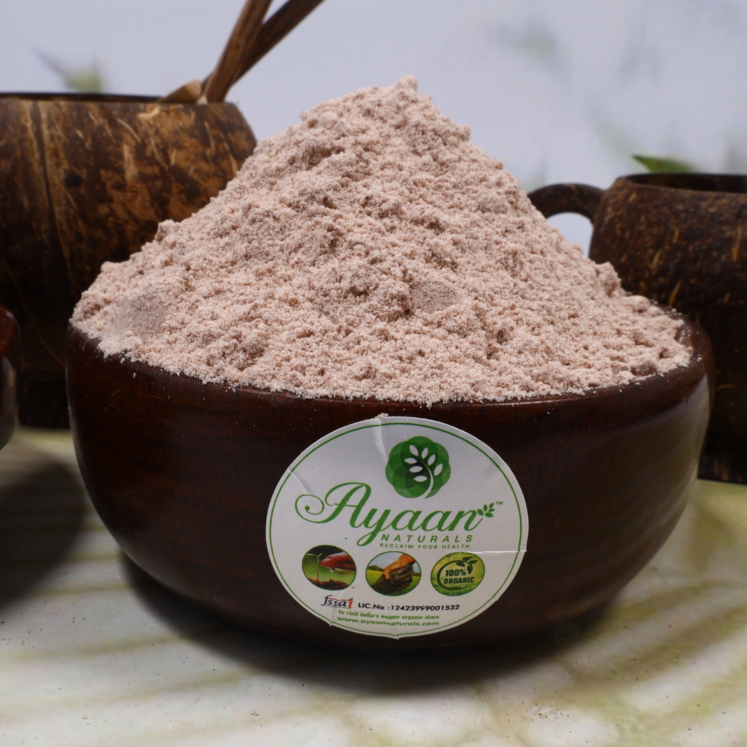 Brown Rice Puttu Powder-Steamed Brown Rice Flour(சிவப்பு அரிசி புட்டுமாவு) Healthy Powder-2