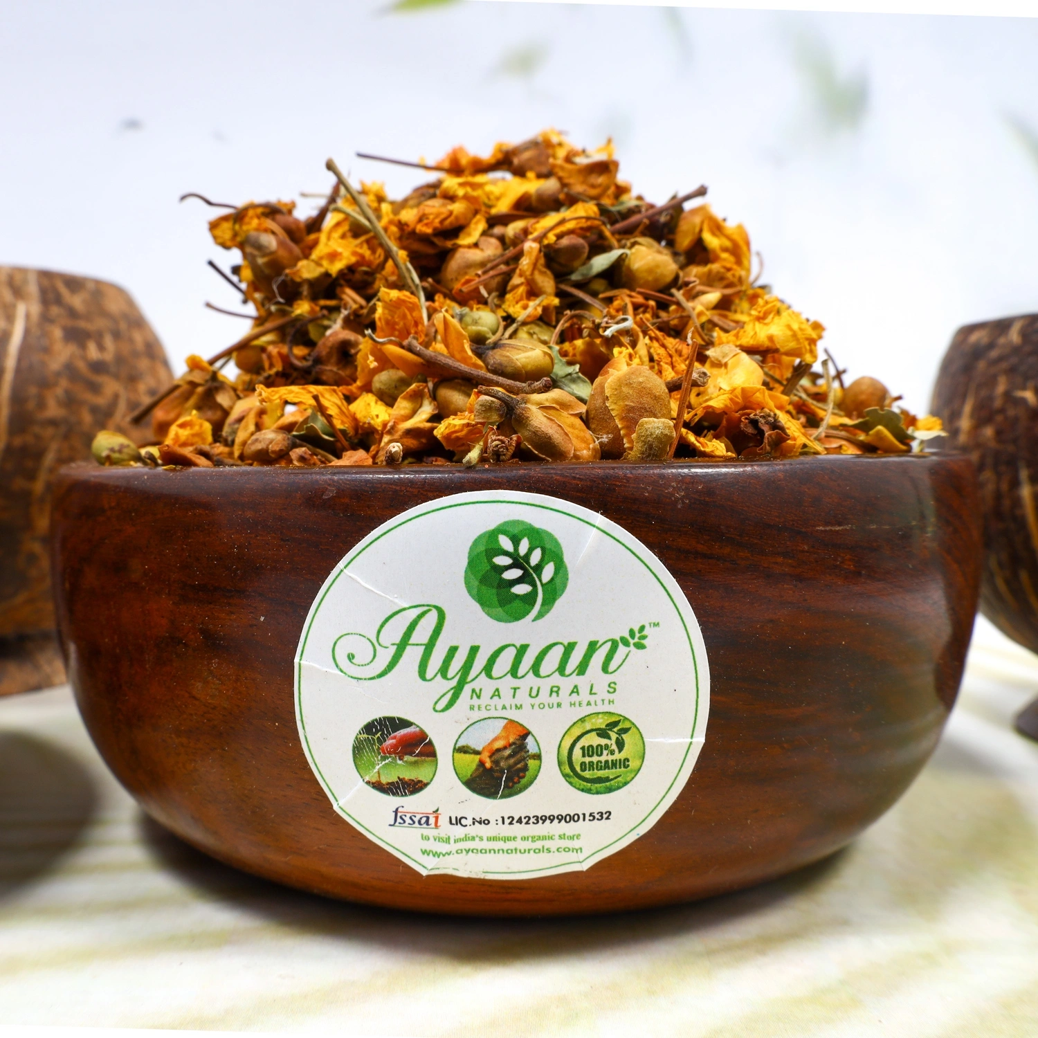 Aavaram Poo Raw - Cassia Auriculate Flower Raw (ஆவாரம் பூ) Herbal Product-2