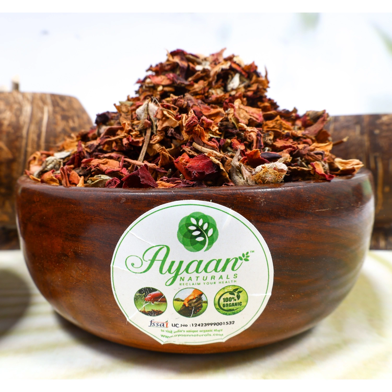 Dried Roja Poo - Dried Rose Petals (உலர்ந்த ரோசாப்பூ) Herbal Product-2