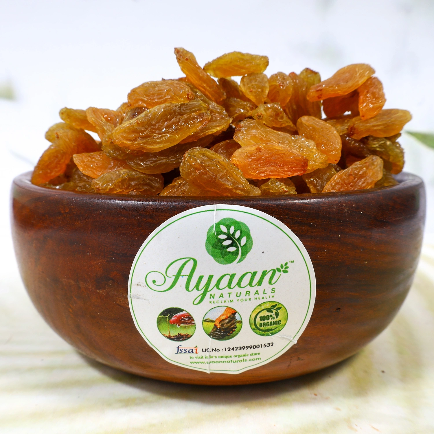 Yellow Dry Grapes (மஞ்சள் உலர்ந்த திராட்சை) Dried Fruits-AN241