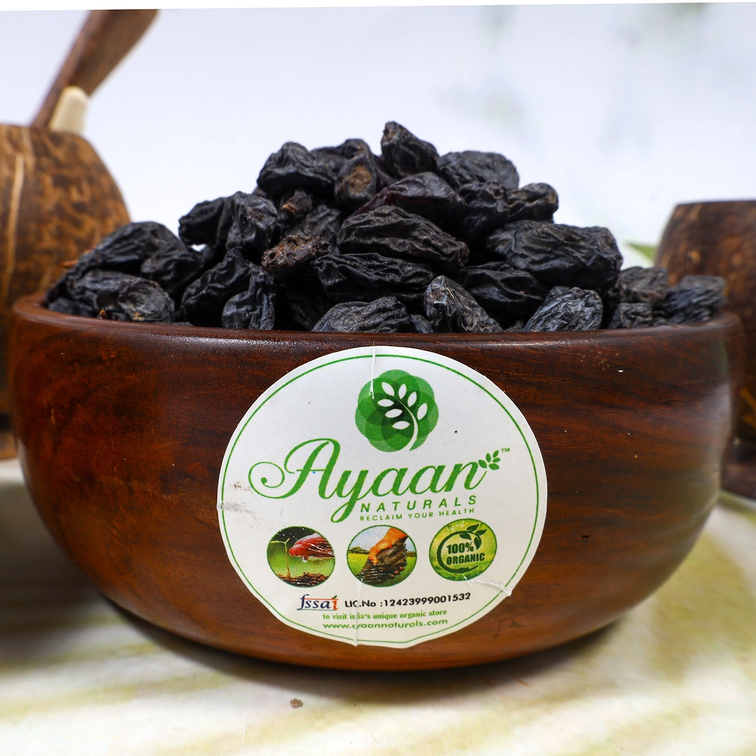 Black Dry Grapes (கருப்பு உலர் திராட்சை) Dried Fruits-AN242