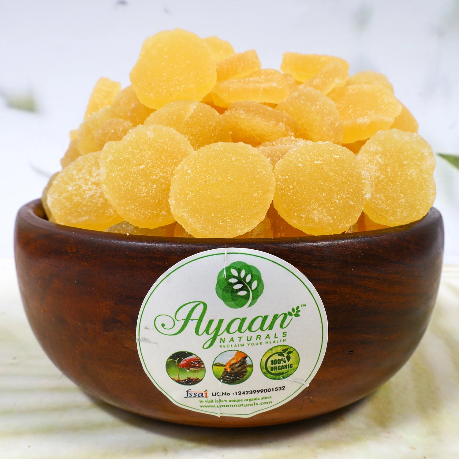 Dried Pineapple Coin ( உலர்ந்த அன்னாசி நாணயம் ) Dry Fruits-AN248