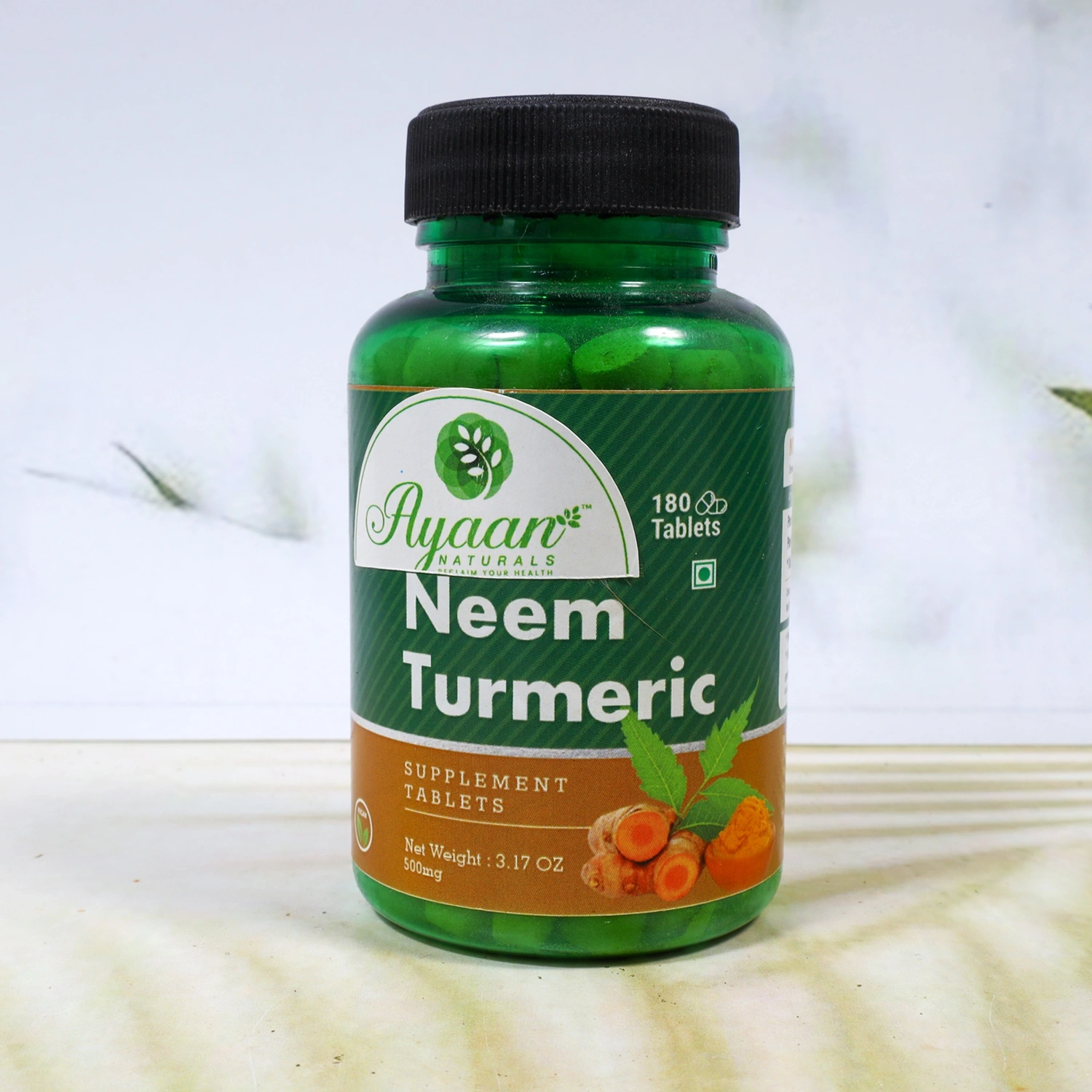 Neem Turmeric Capsules (வேம்பு மற்றும் மஞ்சள் மாத்திரை) Herbal Capsules-AN232