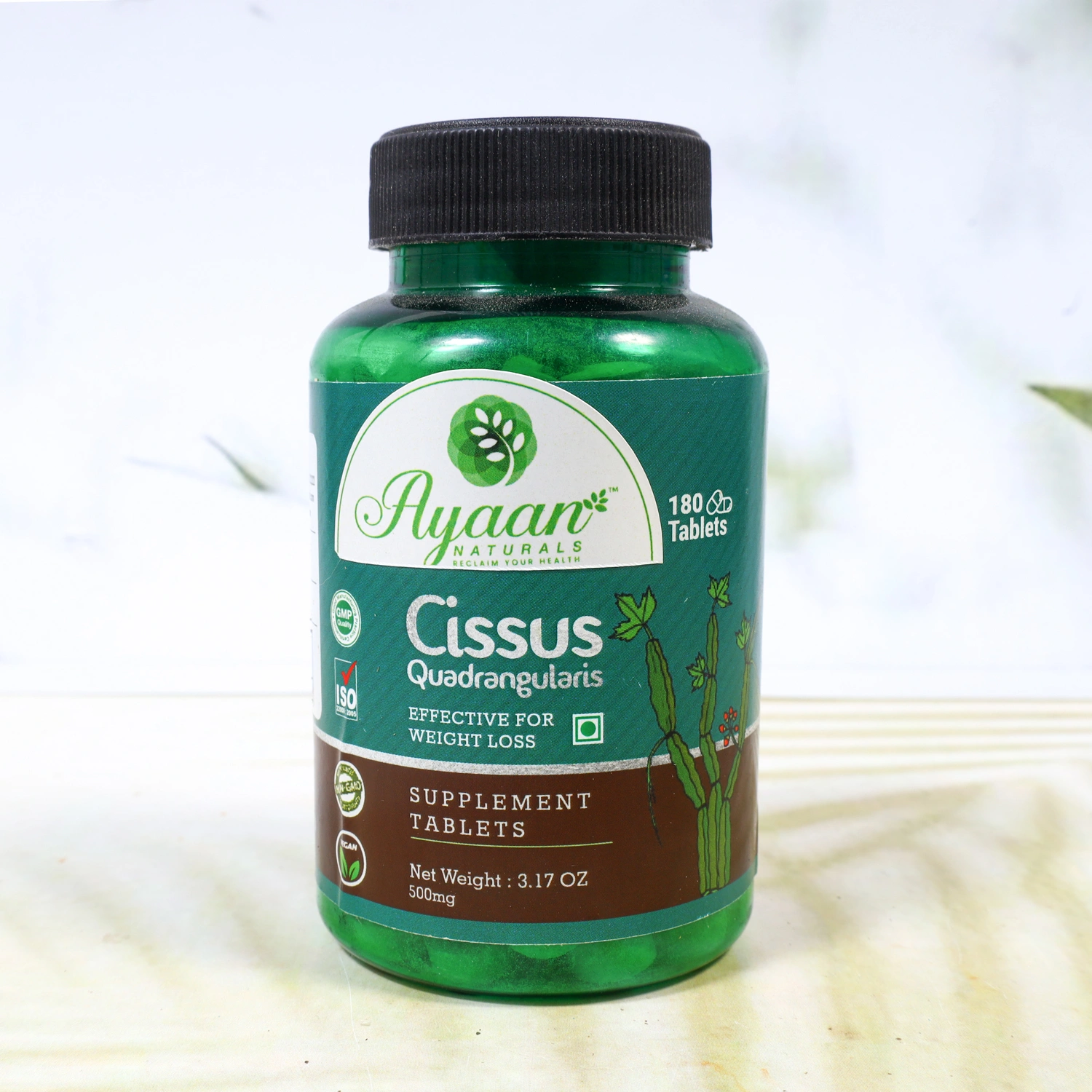 Cissus Quadrangularis Capsules | Veldt Grape Capsules (பிரண்டை மாத்திரை) Herbal Capsules-1