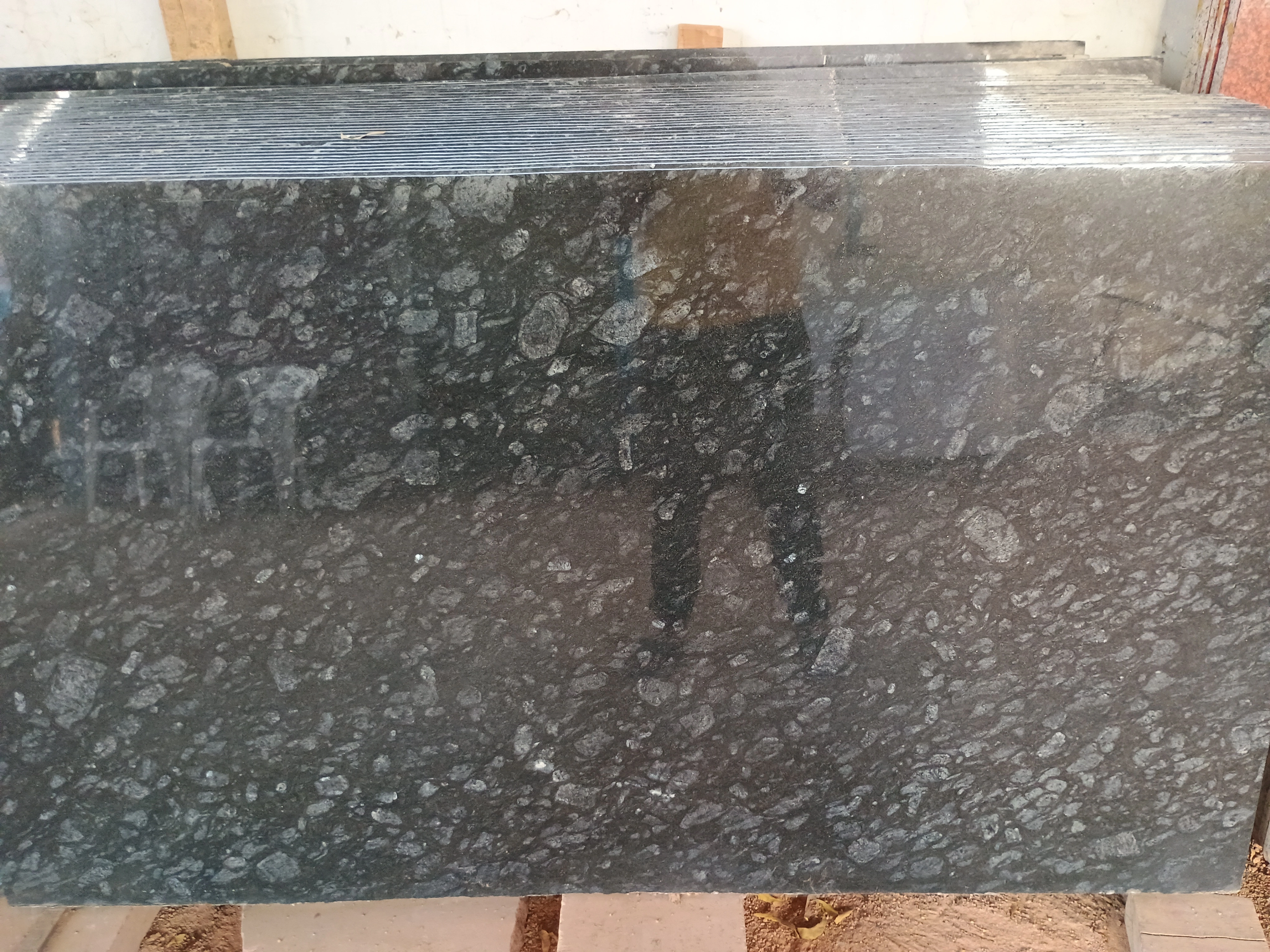 Kotda black Granite slab polish,-12467826