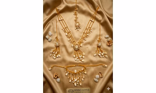Haldi jewellery set