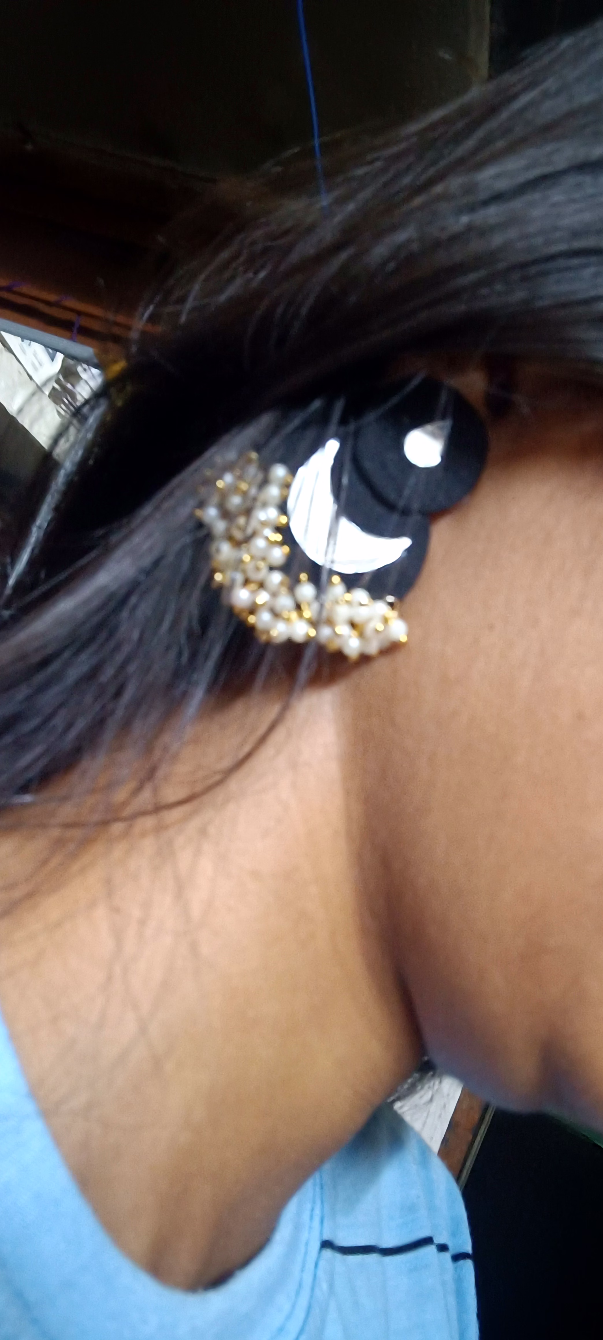 Handmade fabric jewellery image 4