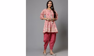 Indian ethnic Kurti and dhoti pants