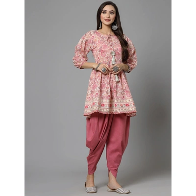 Indian ethnic Kurti and dhoti pants