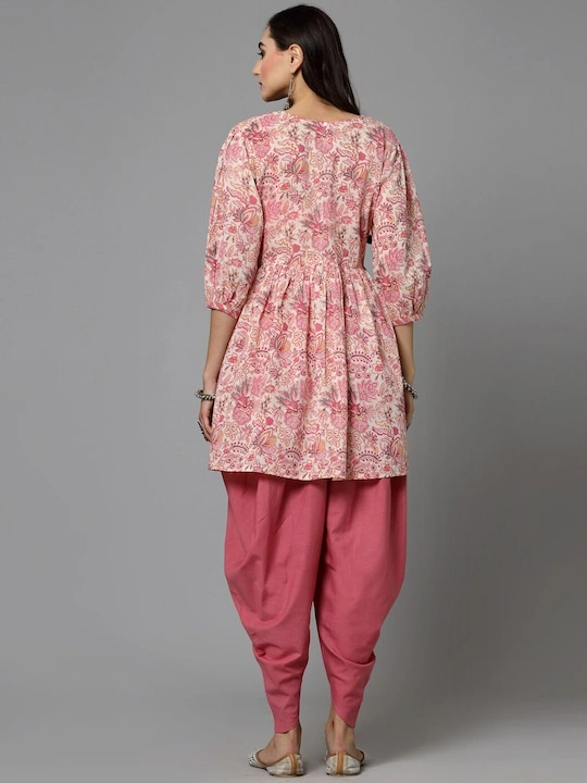 Indian ethnic Kurti and dhoti pants-1