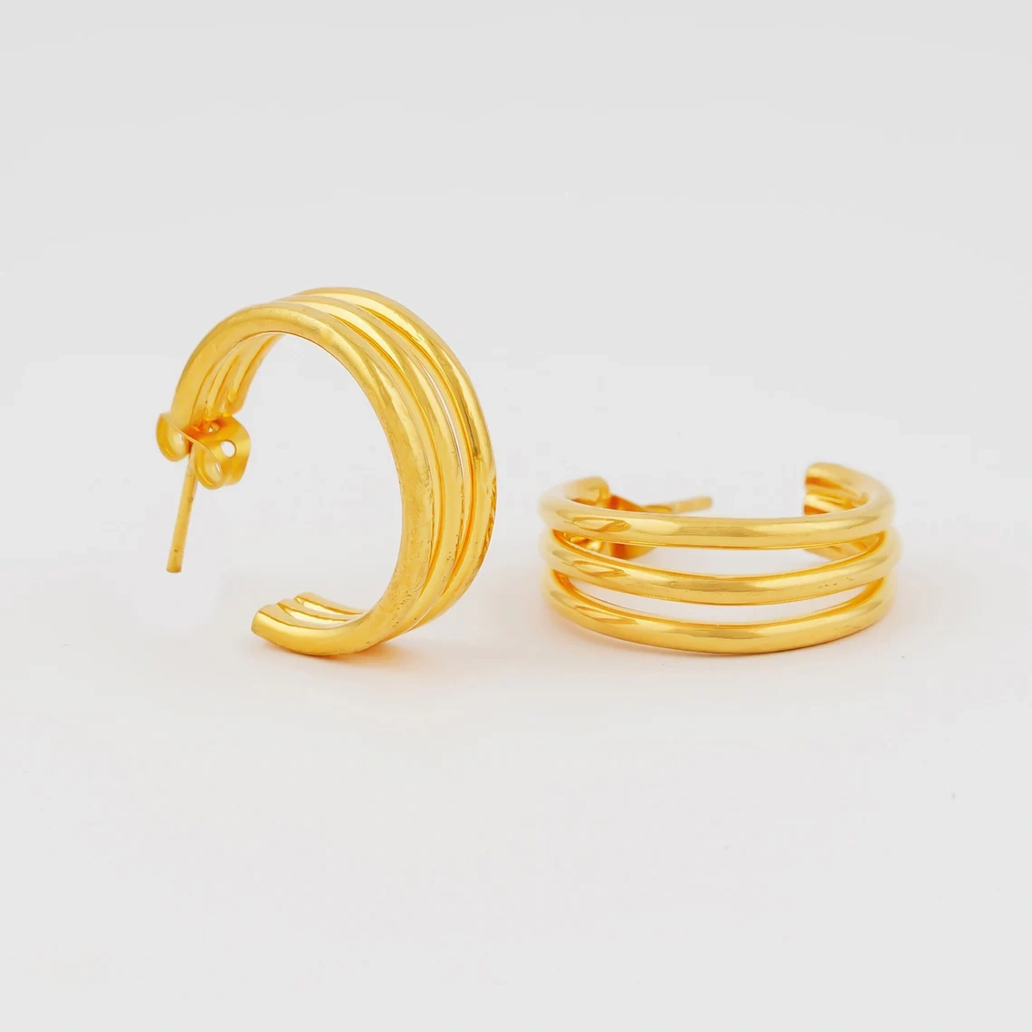 Minimal Hoop Earrings-A-5