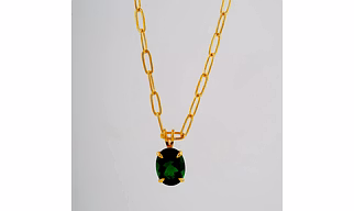 Green Gemstone Necklace