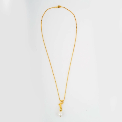 Minimal Pearl Necklace-2