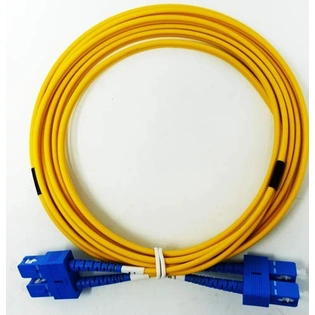 Single Mode Duplex Fiber patch Cord SC to SC 3 MTR (LSZH)
