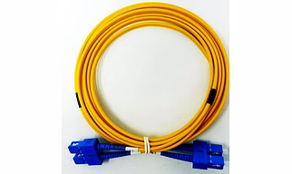 Single Mode Duplex Fiber patch Cord SC to SC 3 MTR (LSZH)