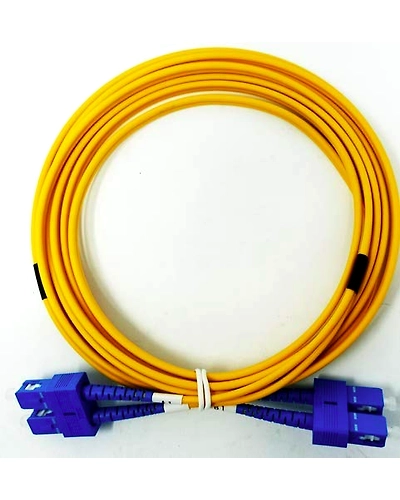 Single Mode Duplex Fiber patch Cord SC to SC 3 MTR (LSZH)-12469009