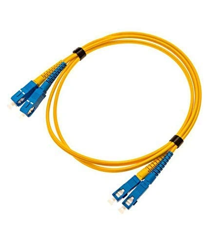 Single Mode Duplex Fiber patch Cord SC to SC 3 MTR (LSZH)-1