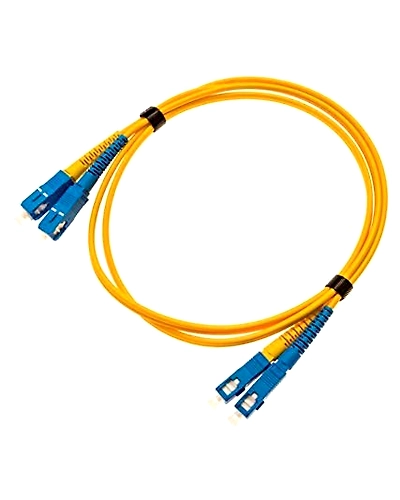 Single Mode Duplex Fiber patch Cord SC to SC 3 MTR (LSZH)-1