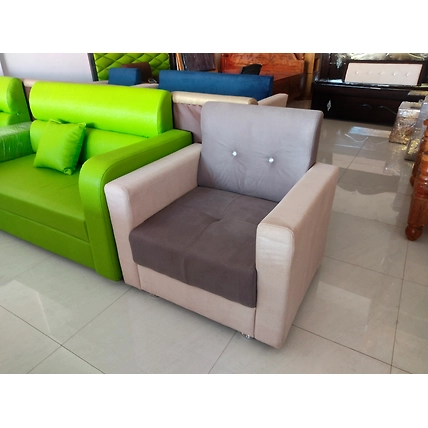 Veriety Furniture Sofa 3+1+1 Sofa Set (Grey)-3
