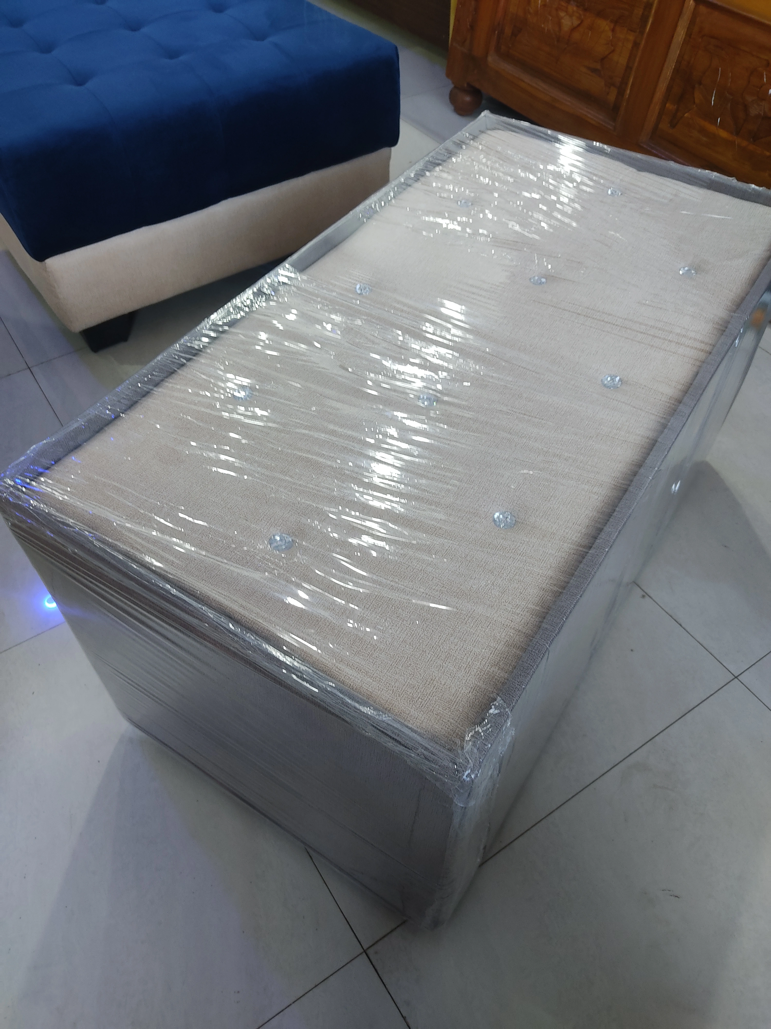 Center Table With Glass-12471670