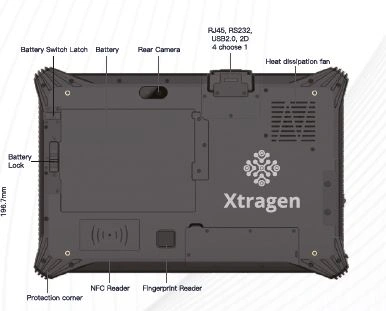 Rugged Tablet PC Xtragen XTCTR 401W-1