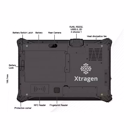 Rugged Tablet PC Xtragen XTCTR 401W-1
