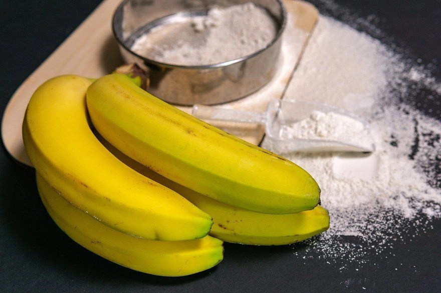 raw banana powrde, Organic  Raw Banana Powder-1