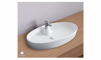 Thin edge table top basin