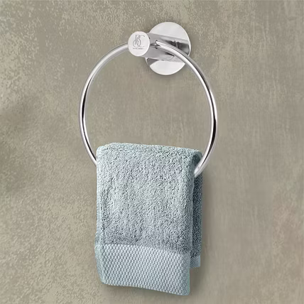 Stainless Steel 304 Grade Towel Ring Round for Bathroom, Wash Basin, and Kitchen-5