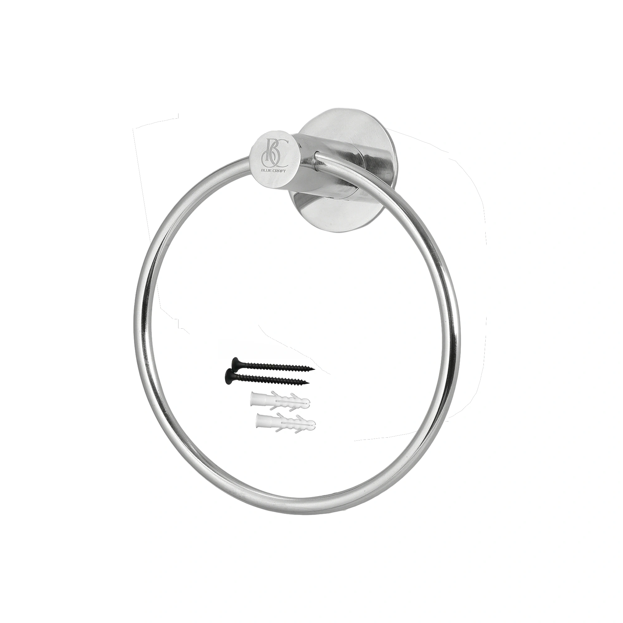 Stainless Steel 304 Grade Towel Ring Round for Bathroom, Wash Basin, and Kitchen-8