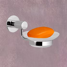 Stainless Steel 304 Grade Soap Dish With Glass Bowl for Bathroom