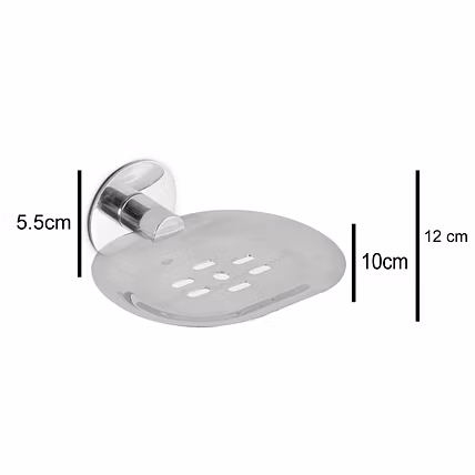 Stainless Steel 304 Grade Self Drain Soap Tray for Bathroom and Kitchen-2