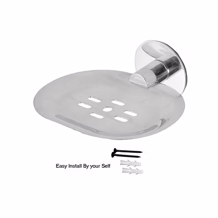 Stainless Steel 304 Grade Self Drain Soap Tray for Bathroom and Kitchen-4