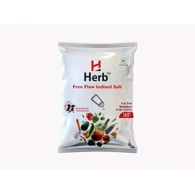 HERB FREE FLOW IODISED SALT