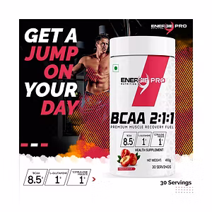 Energie9 Pro Bcaa 2:1:1 (Peach Flavour) 450G