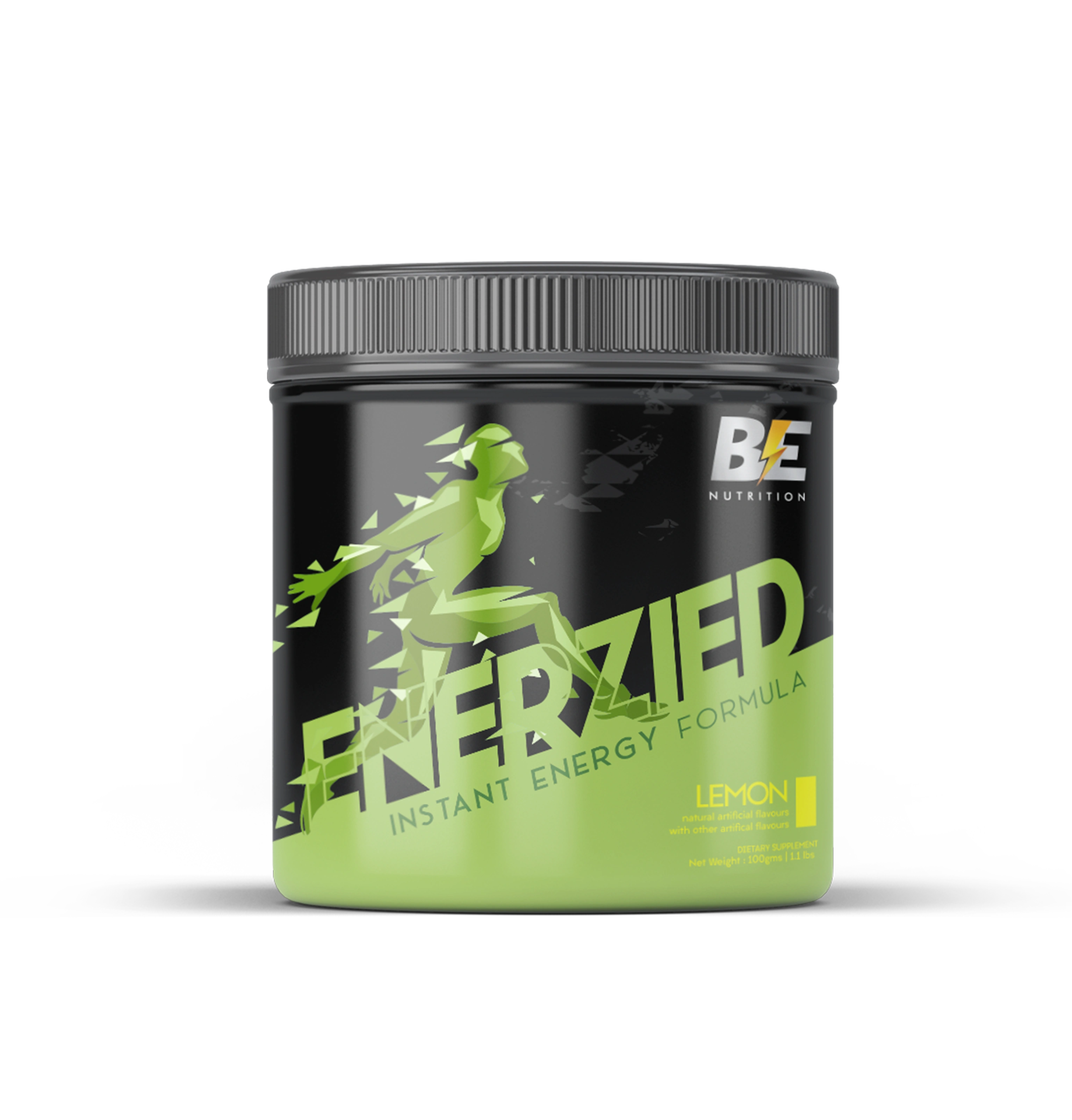 Be Nutrition Enerzied Instant Energy Formula Lemon 100 Gm-Ra1197