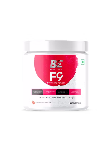 Be Nutrition F9 Nutrient Powder (Strawberry) 400g by Darjuv9 - Enhance Your Nutrition Intake