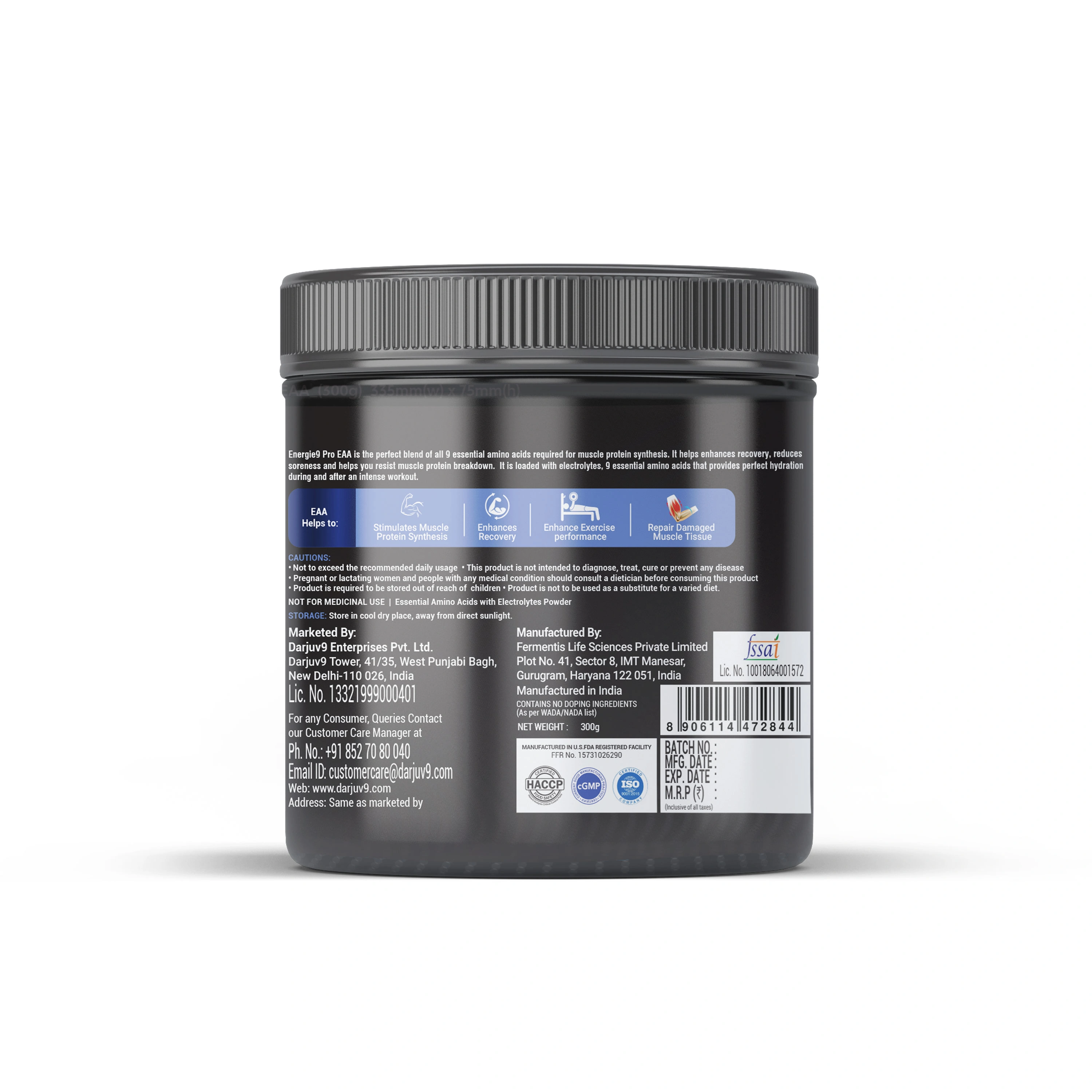 Energie9 Pro Eaa Blueberry 300Gm-1